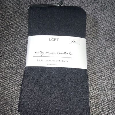 Loft Black Opaque Basic Tights Side XXL